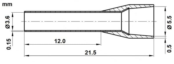 KABELMØFTE TUL-6/12/DIN-Y*P100