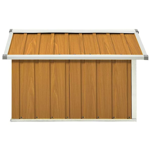 vidaXL Robotgräsklippare Garage 92x97x63 cm Galvaniserat stål