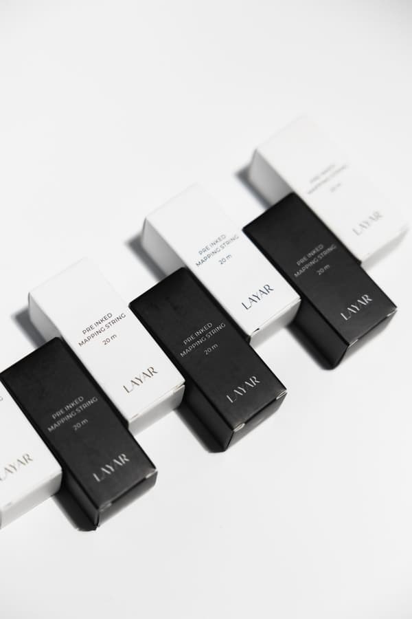 Svart tråd för ögonbrynsritning för permanent makeup