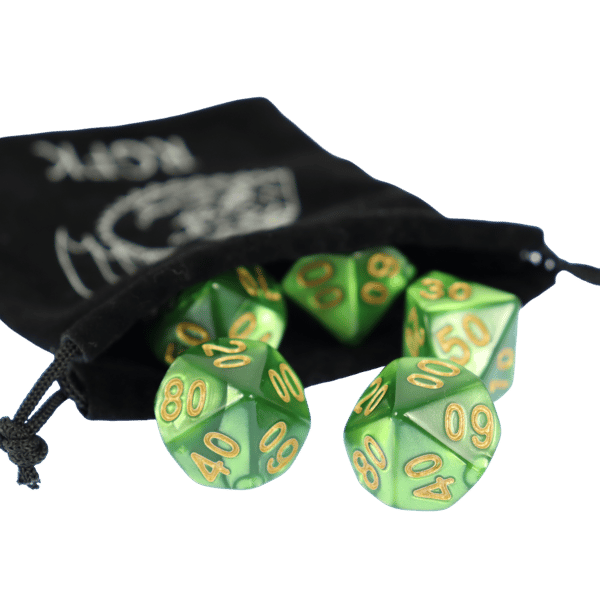 RPG Tärning Tiosidig Tärning D10 00-90 Hög Skog