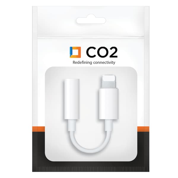 CO2-SOVITIN MINI-JAKKI 3,5 MM:N KAAPELI LIGHTNING IPHONE 12 13 14 PRO:LLE