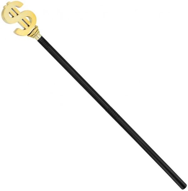 Pimp Stick Dollar Rapper 80'er Disco 76cm