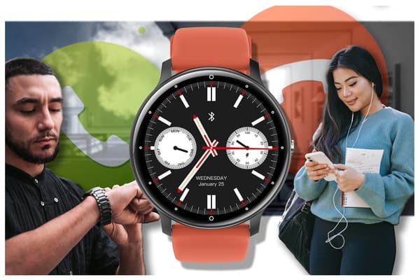ÄLYKELLO UNISEX GRAVITY GT1-3 PRO - BLUETOOTH-PUHELUT, LISÄHIHNA (sg027c)