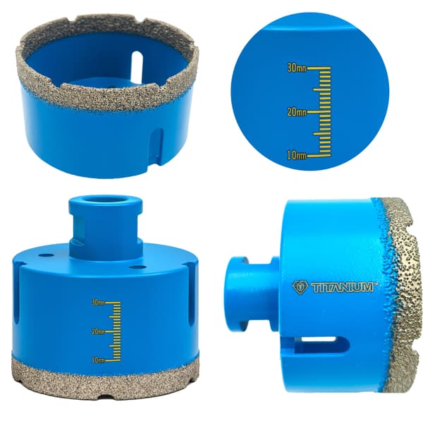 Timanttipora 65 mm keraamislaastille M14 titaani