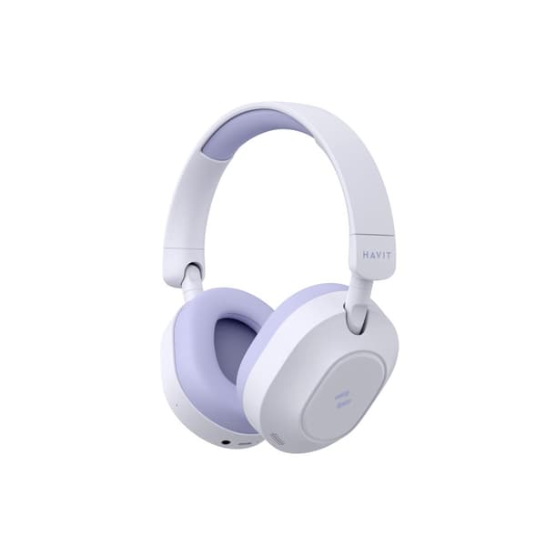 Havit H668BT lila bluetooth-hörlurar, med ANC, 500 mAh