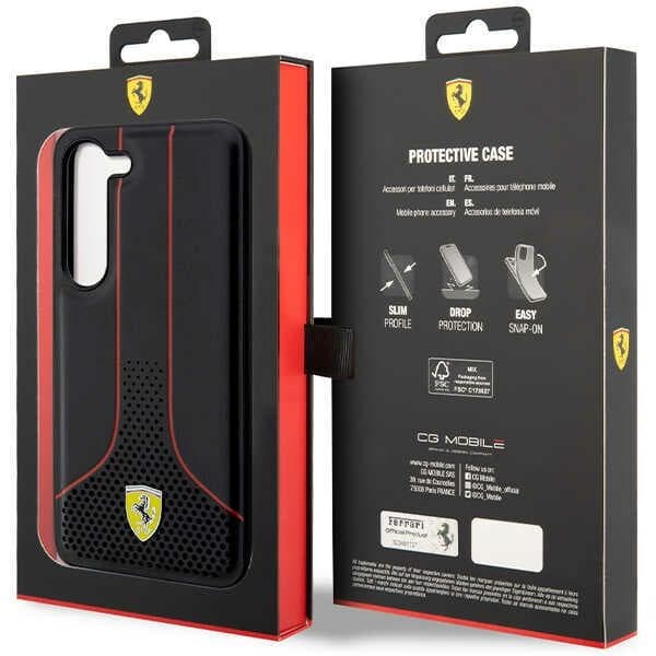 Ferrari FEHCS23SPCSK S23 S911 sort/sort hårdt etui perforeret 296 P