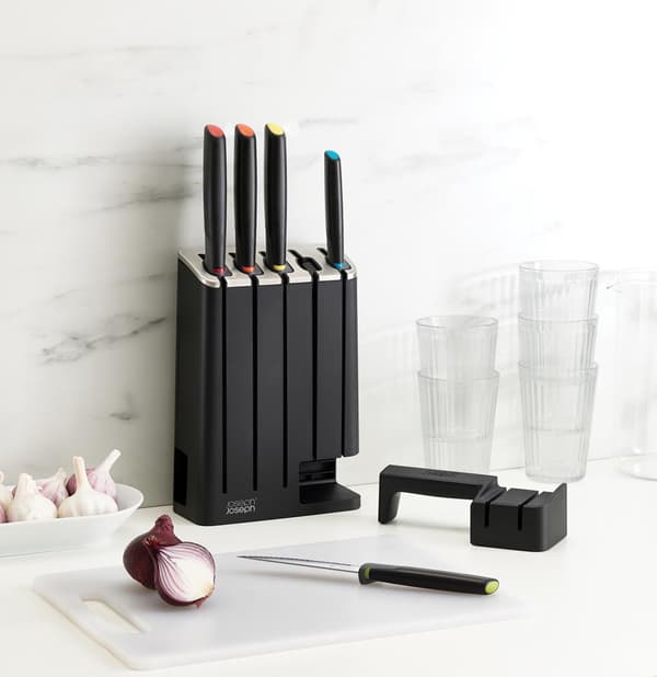 Joseph Joseph Elevate 5-pack knivblock med slipare