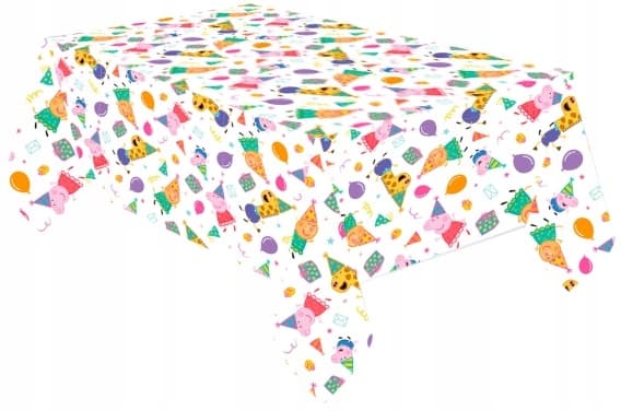Peppa Pig synttäritabletti 120x180cm lisensoitu