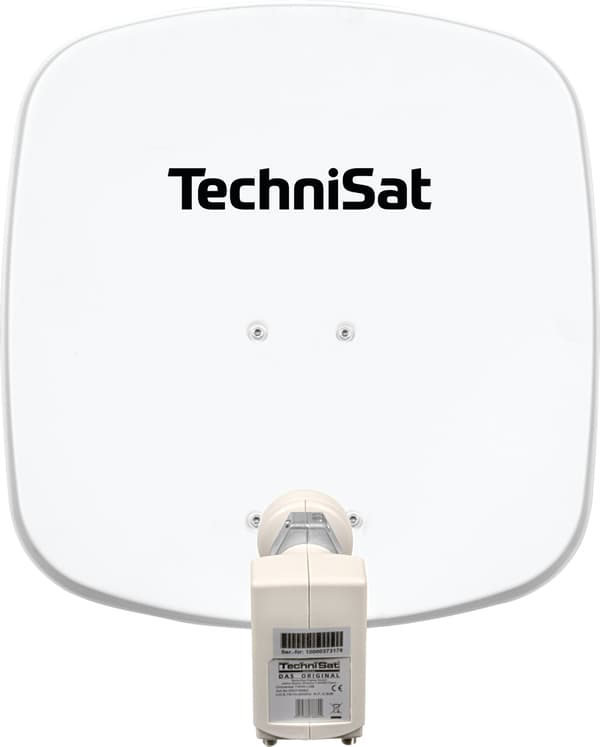 Alum Sat Twin Digidish antenn 45cm vit TechniSat