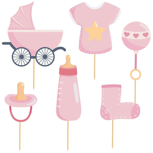 Toppers Pikers VAUVAKUTSUT TYTTÖ 6 kpl.