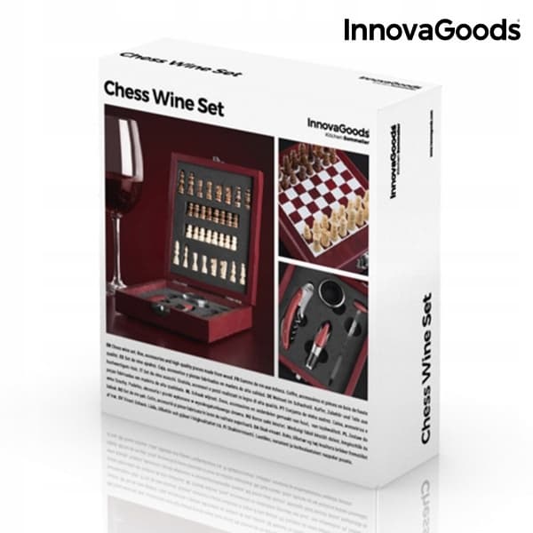 VIN TILBEHØRSSÆT + SKAK InnovaGoods,