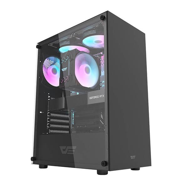 Darkflash DK100 computerkabinet (sort)