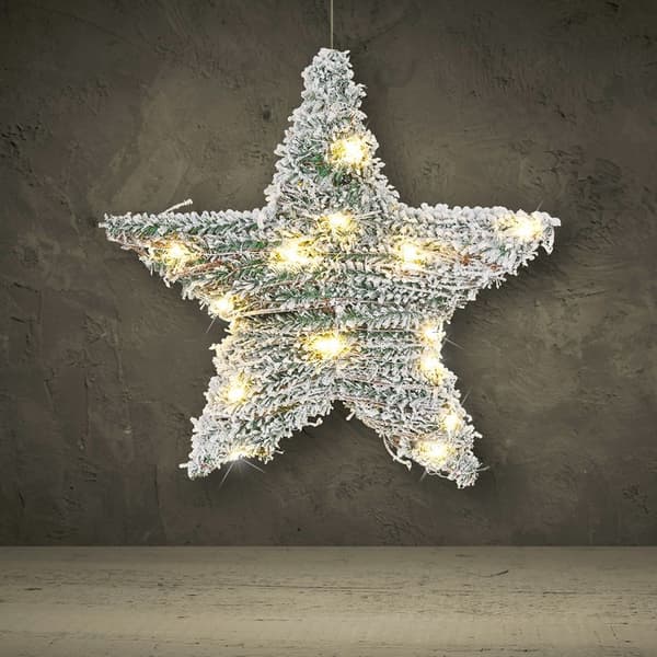 Hohtava tähti 30 LED 40 cm