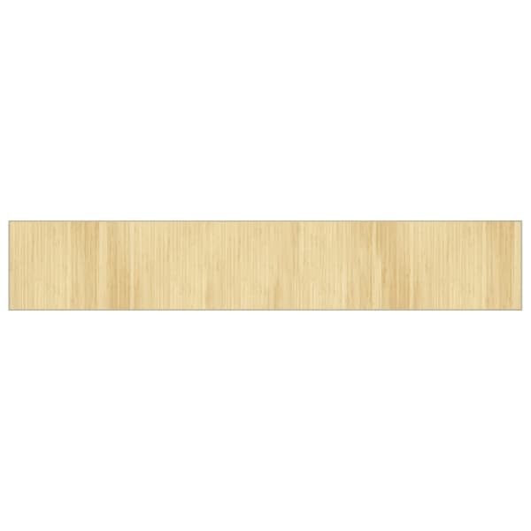 vidaXL Rektangulär matta, ljus naturfärgad, 70x400 cm, bambu