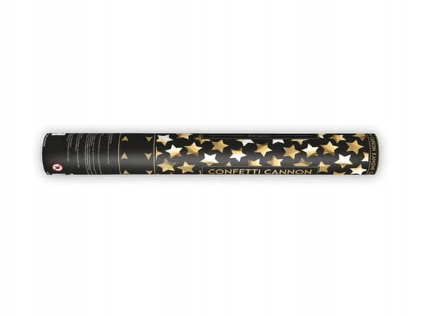 Rør med stjerner, guld, 40 cm, 1 stk.