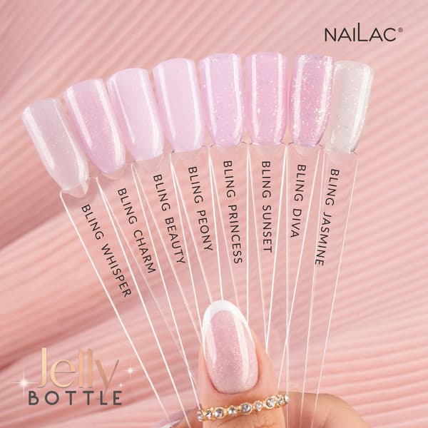 Jelly Bottle Bling Sunset NaiLac 7ml