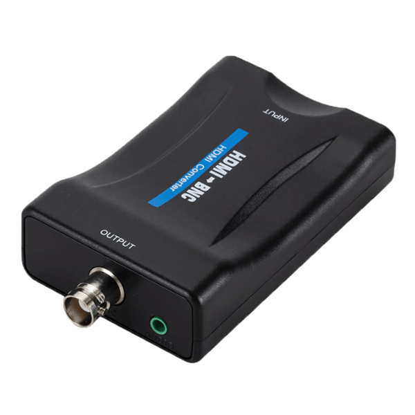 HDMI-BNC-muunnin + 3,5 mm ääni-JACK