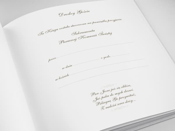 Inträdesbok för nattvardsgäster, 50 sidor, 1 st.