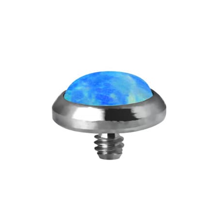 Titanmutter med opal OP05 - TNA-007 1.6/3