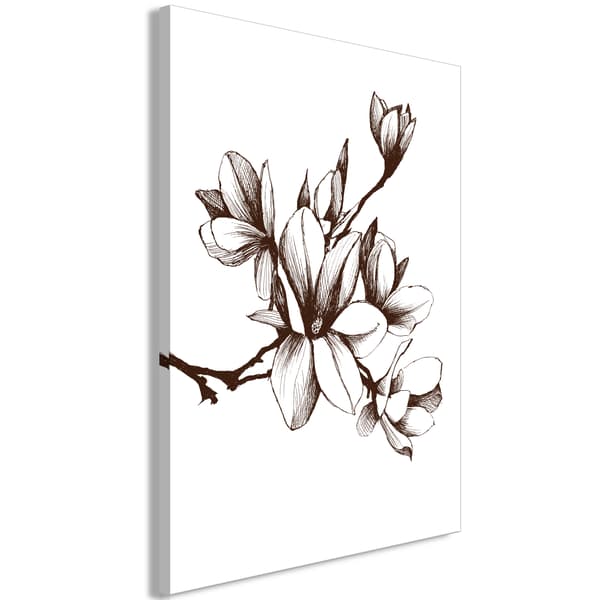 Målning - Renässans magnolior (endel) vertikal