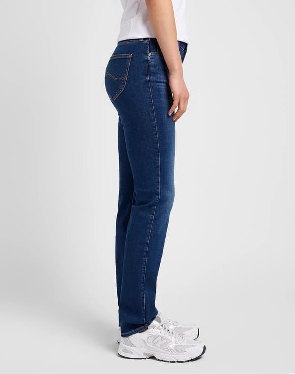 Lee MARION LIGE Nathimmel LIGE ELASTISK MØRK JEANS W34 L33
