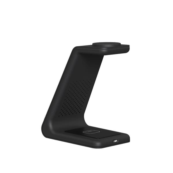 TECH-PROTECT QI15W-A36 3-i-1 trådlös laddare för Apple Black
