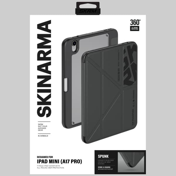 Skinarma Spunk Pewter-cover til iPad mini 7. generation (A17 Pro) 2024 grøn