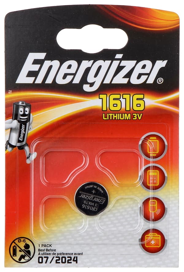 LITIUMBATTERI BAT-CR1616 ENERGIZER