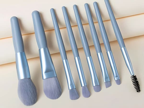 Makeupbørster etui med lukning (500)