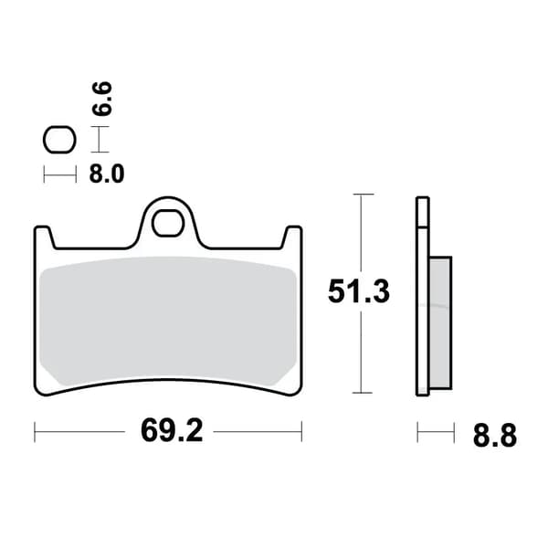 TRW MCB611 jarrupalat