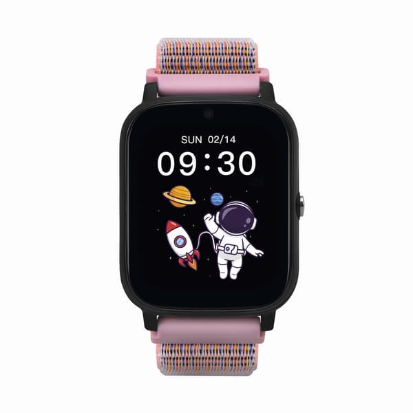 Smartur Garett Børn Tech 4G pink velcro