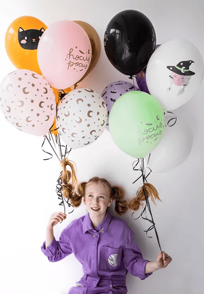 Hocus Pocus balloner mix 30cm 5 stk.