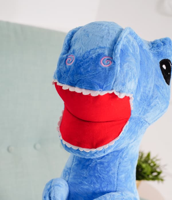 Dinosaur Edi 60cm - sininen