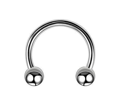 Hästsko - klassisk silver - P-001 1.6/10/4