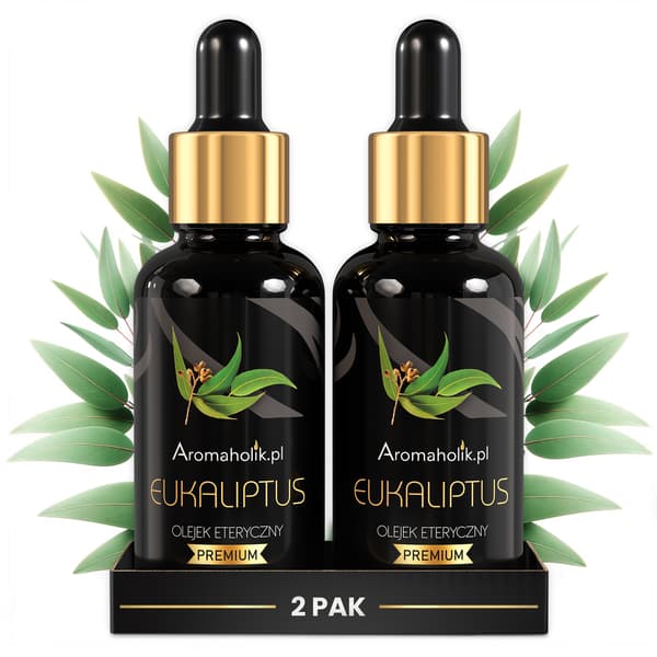 Naturlig eukalyptusolie ECO til diffuser-luftfugter-inhalation 2 x 30 ml