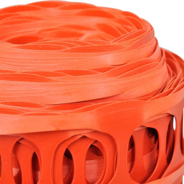 vidaXL havehegn, 50 m, orange