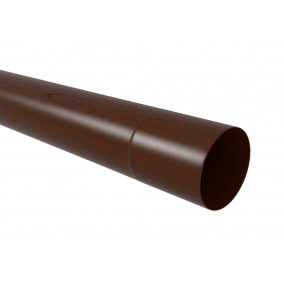 SCALA PLASTICS avloppsrör 80mm 2,0m brunt 1,5mm