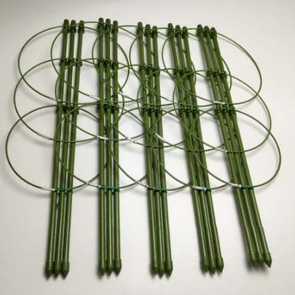 Runt metallstöd 60 cm (för växter)
