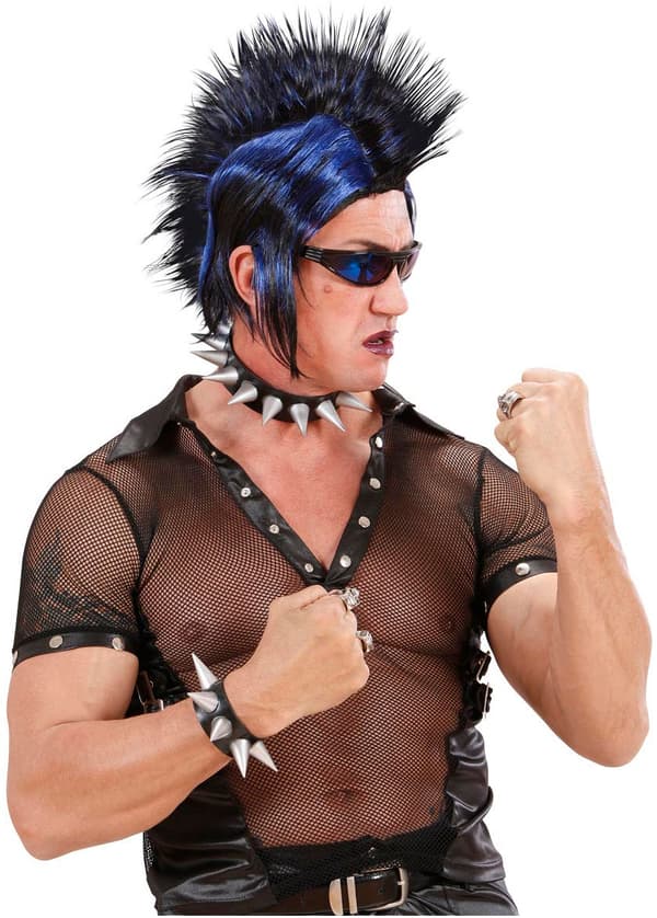 Punk-karnevaalikaulakoru piikkien kera
