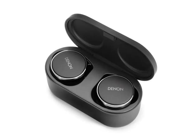 Trådløse in-ear høretelefoner DENON PerL Pro Sort