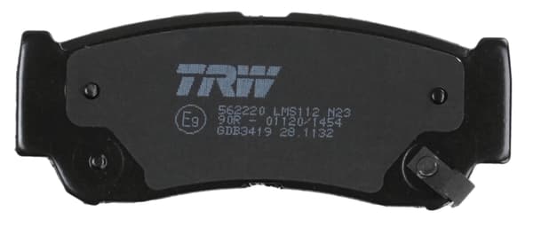 BAKRE BROMSBELÄGG GDB3419 TRW