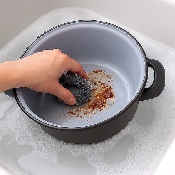 Køkkenstålsvamp 8 cm