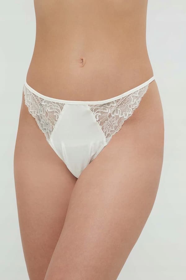 Calvin Klein Dame Blondetrusse Ecru M 0Z8A4_P* TIA