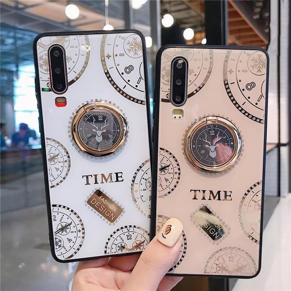 GLITTERBAGSIDER TIL SAMSUNG GALAXY A51 MED RING