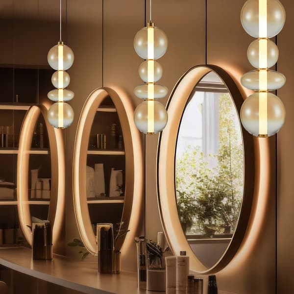 DAPHNE LED HÄNGLAMPA GULD MILAGRO ML0346