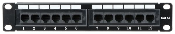 Kopplingspanel RJ-45 PP10-12/RJ 10"