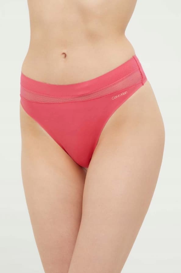 Calvin Klein dam rosa mesh string M