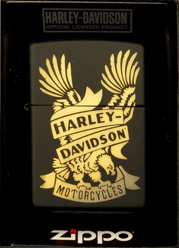 Zippo-tändare HARLEY DAVIDSON EAGLE presentset nr 4