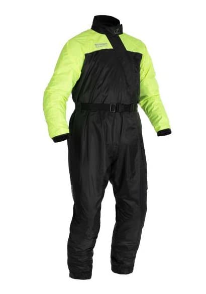 Motorcykel Regndragt Rainseal Sort/Gul 2XL