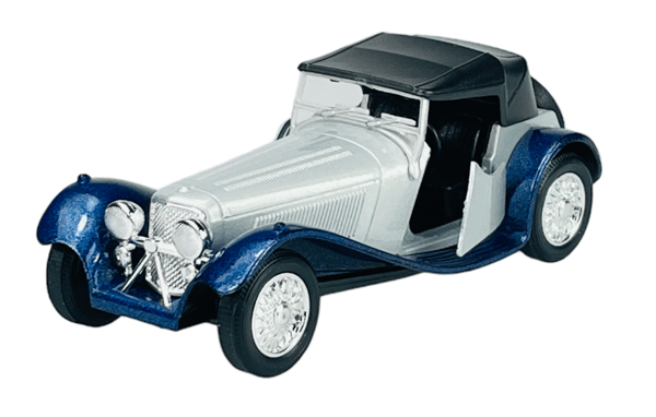 Welly OLD timer SS Jaguar 100 katolla hopea 1:34 98876
